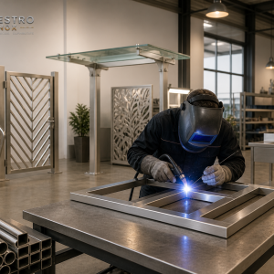 Lucrări personalizate din inox – realizate la comandă